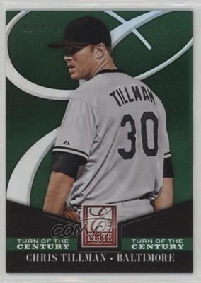 2014 Panini Donruss Elite Turn of the Century 89/199 Chris Tillman #60 0a6
