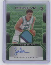 2025 Panini Obsidian Tidjane Salaün #RJI-TID Green /25 Auto Patch RC