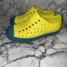 Native Little Kids 11C Slip On Shoes Green