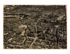 MODENA - PANORAMA PARZIALE DALL'AEREO - ANNO 1955 - VIAGGIATA