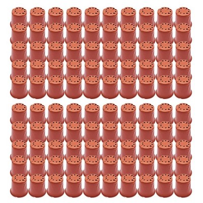 Flower Pots Garden Plant Plastic Nursery Seedlings Starting Pot Container 100PCS