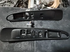 94 Honda Prelude SI Interior L/R Side Door Handle Trim Bezel BLACK Cover 92-96