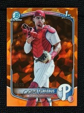 2025 Bowman Chrome Sapphire Edition Prospects Orange 8/25 Alirio Ferrebus 1oc2