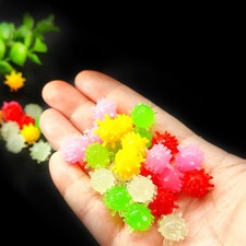 100pcs Floating Fruit Smell Soft Mini Fishing Lure Kit Worm Grub Carp Bait