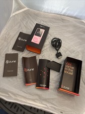 Genuine Zune Sync Data Charger Cable Cord Microsoft MP3 Player And Pink Box