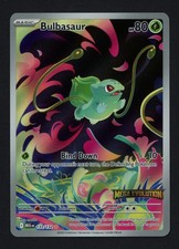 Bulbasaur Mega Evolution Stamped 133/132 Promo Illustration Rare Pokemon TCG on eBay