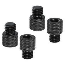 4 Pcs 3/8" Female to M12 Male Tripod Nut Camera Mount Screw1, 23 mm