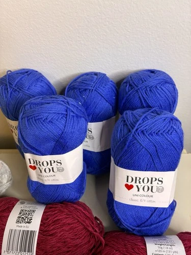 LOT OF 44 Drops Yarn Assorted Cotton Saffron image 19