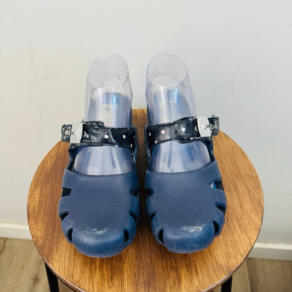 Tamancos femininos Dr Scholls dança azul marinho tamanho 8 - Imagem 3 de 4