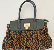 DKNY Handbag, Black and Gold, Gently Used
