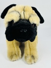 Animal Alley Pug Puppy Dog Plush Stuffed Animal Toys R Us Realistic 12 Y2K VTG