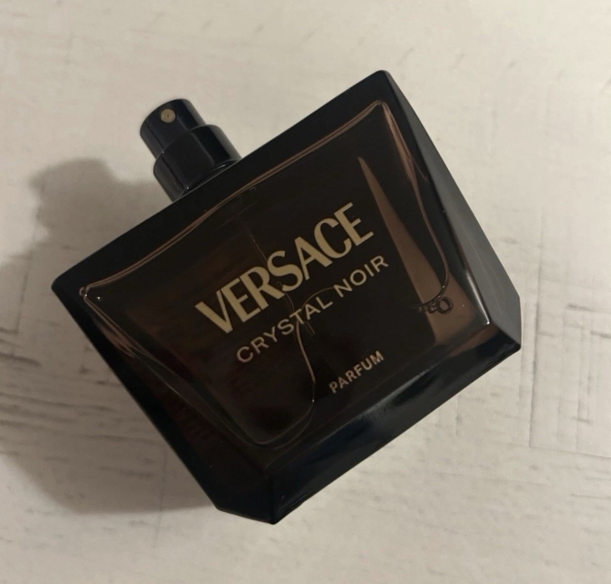 New $160 VERSACE Crystal Noir PARFUM Spray Pure Perfume 3 oz 90 ml