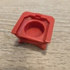 Vintage Fisher Price Castle Short Chair Red Replacement