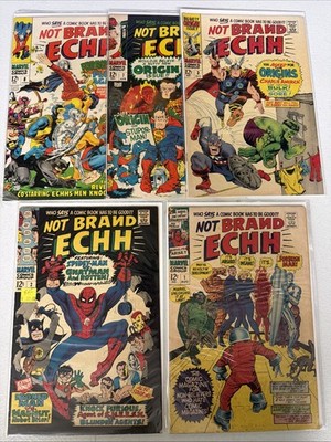 Not Brand Echh #1 2 3 7 8 1967 Marvel Comics Silver Age Parody VG *X4