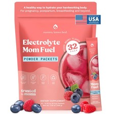Mommy Knows Best Mom Fuel Electrolyte Drink Mix for Moms, Hydration Support -...