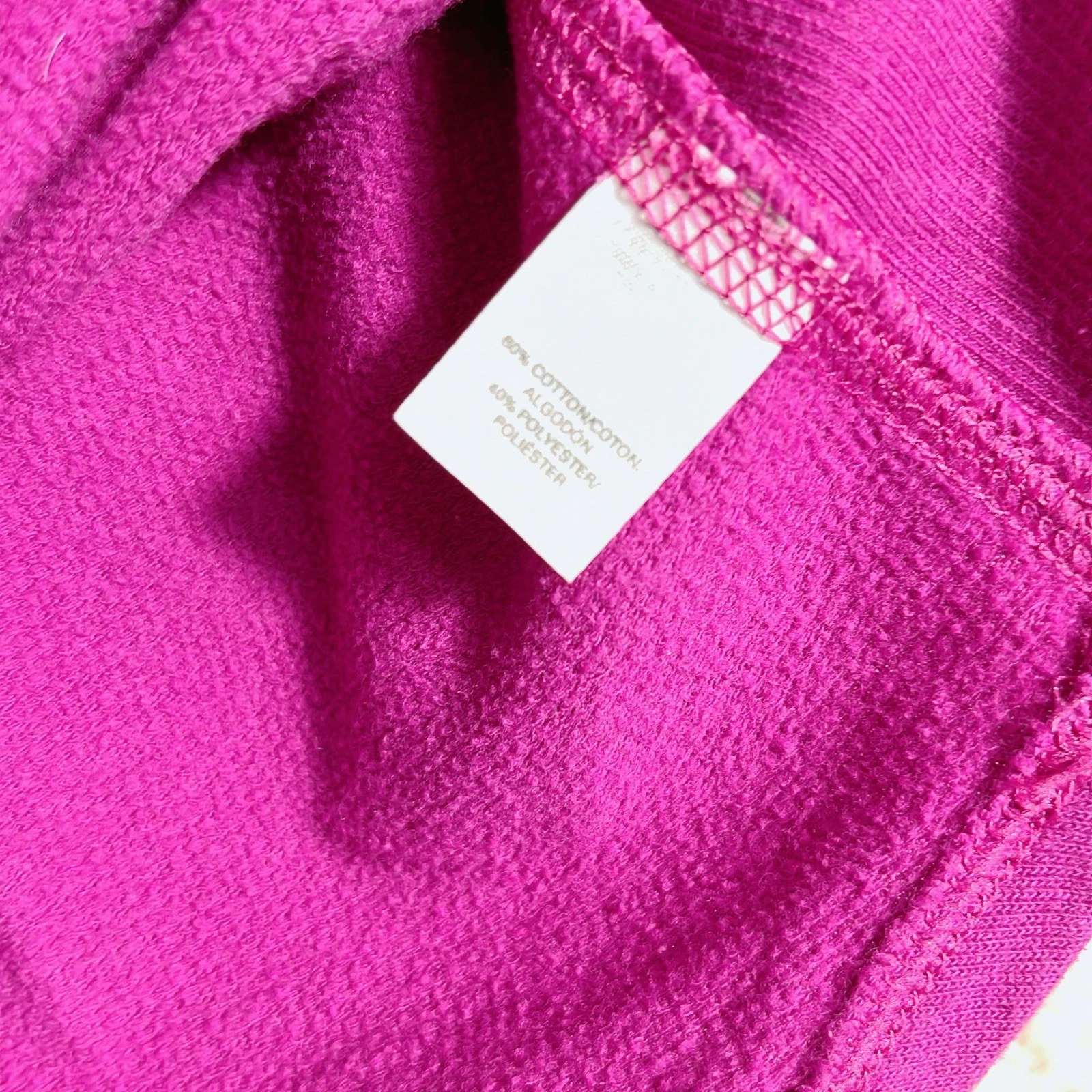 UNDERCOVER Felpa Victoria’s Secret rosa con cappuccio donna taglia media rosa caldo scollo a V