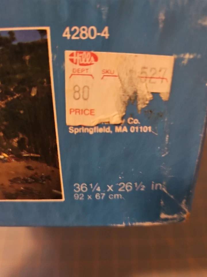 Sealed Nib Vintage Milton Bradley 2000pc  Magnum Puzzle Costa Brava Spain 1982 - Image 4 of 4