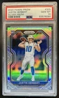 2020 Panini Prizm Justin Herbert RC Silver #325 Chargers PSA 10 GEM MINT Rookie