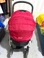 Mamas & Papas Single Pushchair Red/Black with Hood/Canopy from Birth