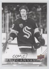 2022-23 Upper Deck Series 1 UD Canvas Black & White Jared McCann #C67 av1