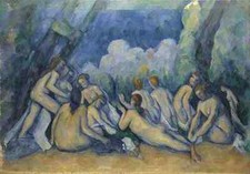 Paul Cezanne Bathers (Les Grandes Baigneuses) A4 Print
