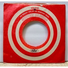 Capitol Star Line Records Company Sleeve 45 RPM Vinyl Red Super Oldies
