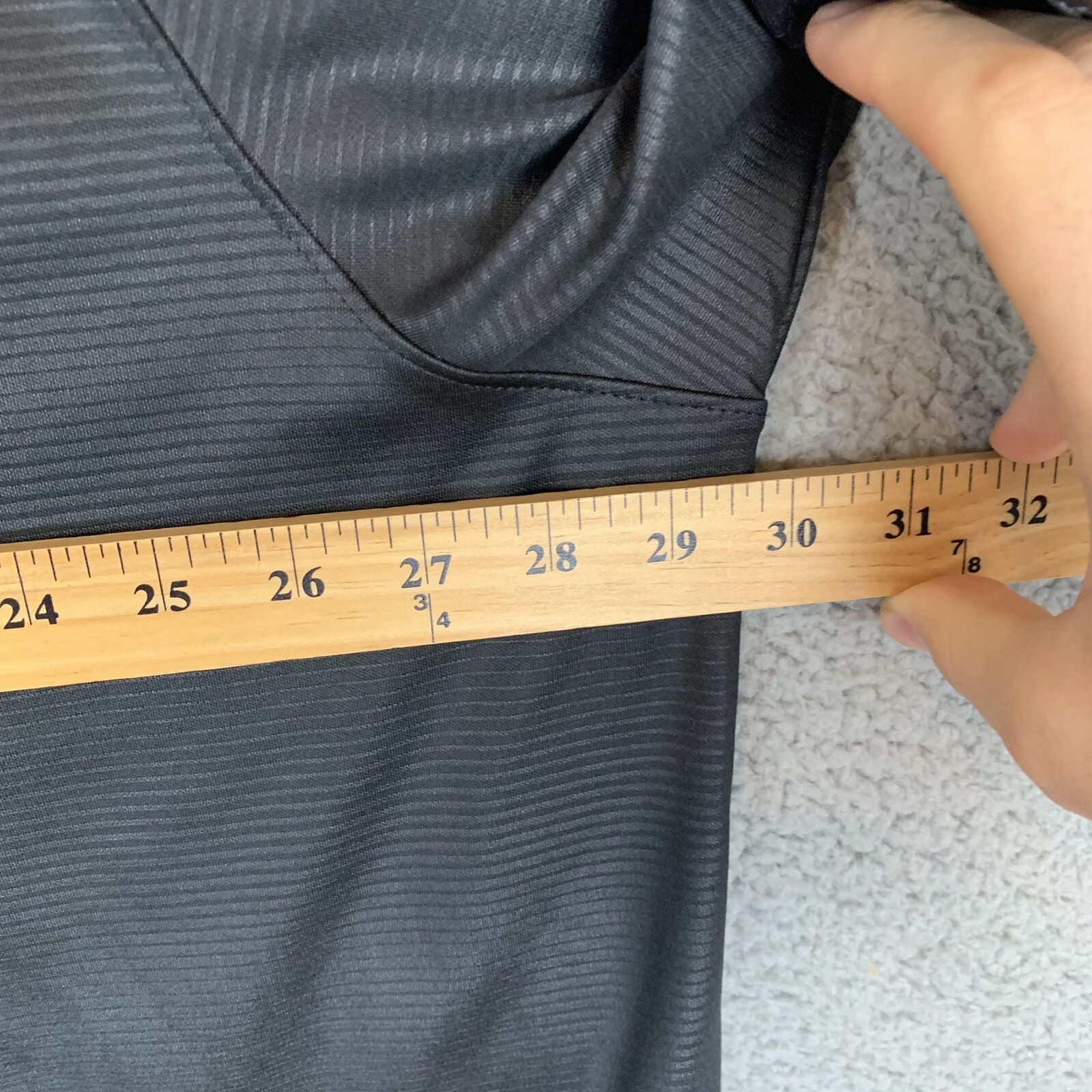 Reebok Golf Shirt Mens 3XL Black Polo Performance Athleisure Short