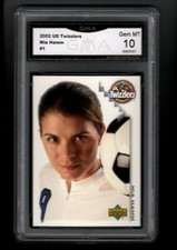 RARE Mia Hamm 2002 Upper Deck Twizzlers #1 USA Soccer USWNT GMA GEM MINT 10