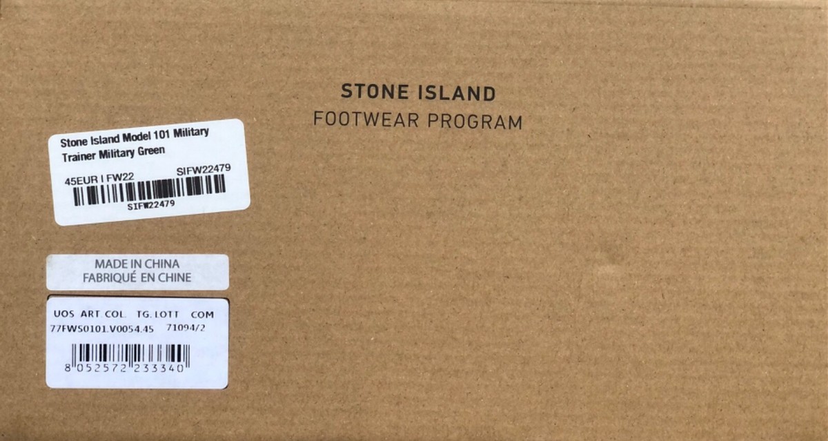 NEW STONE ISLAND SHOES MODEL 101 MILITARY TRAINER GREEN  display picture 1