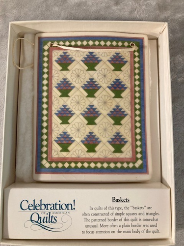 Celebration of American Quilts Tiles YOU CHOOSE 4 Designs 3.75" W x 4" H READ - Picture 3 of 17