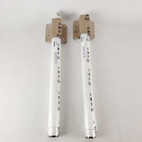 (Lot de 2) Ikea Olov jambe réglable blanc 102,643,02 jambe simple 235⁄8 - 353⁄8" - Photo 1 sur 4