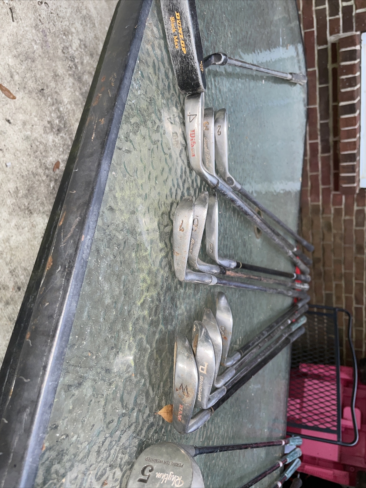 Men's Golf Club Set Complete Used Right Handed Golf Club Set NO BAG eBay