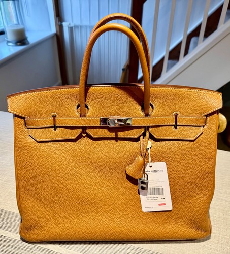 Hermes Birkin 40 leather handbag
