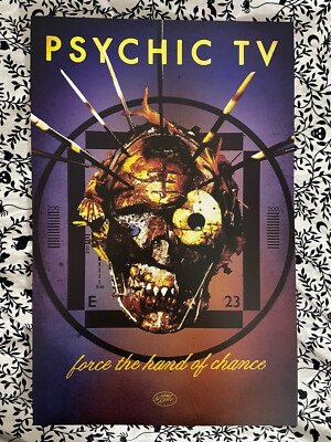 Psychic TV - Force the Hand of Chance - 11x17 Poster Print | eBay