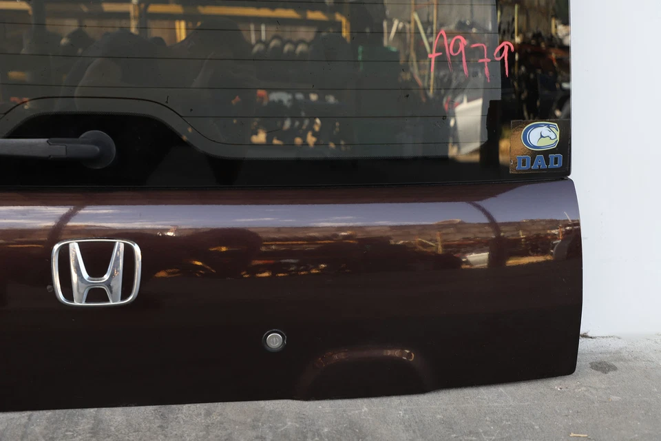 Honda Element 03-11 Rear Tailgate Trunk Lid Assy Purple 68100-SCV-A90ZZ, A979, O - Image 3 of 4