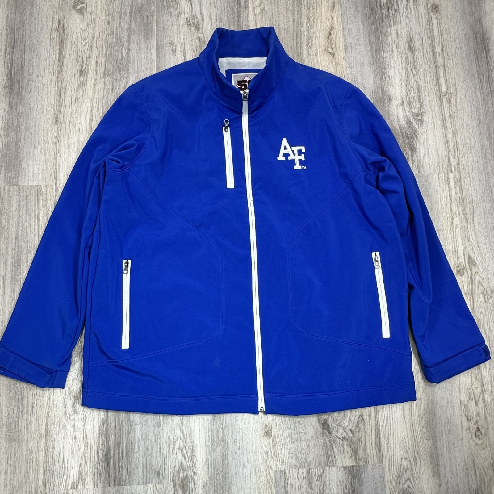 Air Force 58 Sports G III Apparel Group Blue Jacket Fleece Lined Full