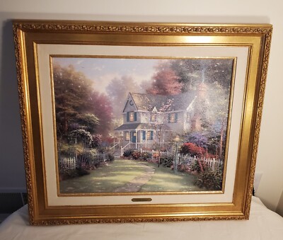 トーマス・キンケイド、Victorian Garden Ⅱ Thomas Kinkade 1992 