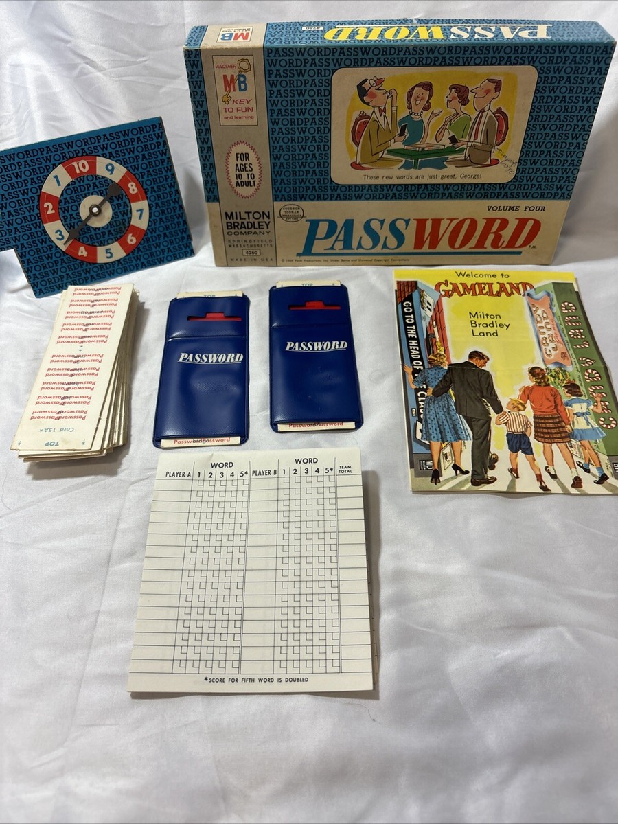 Vintage 1962 PASSWORD Game Volume 4 COMPLETE | eBay