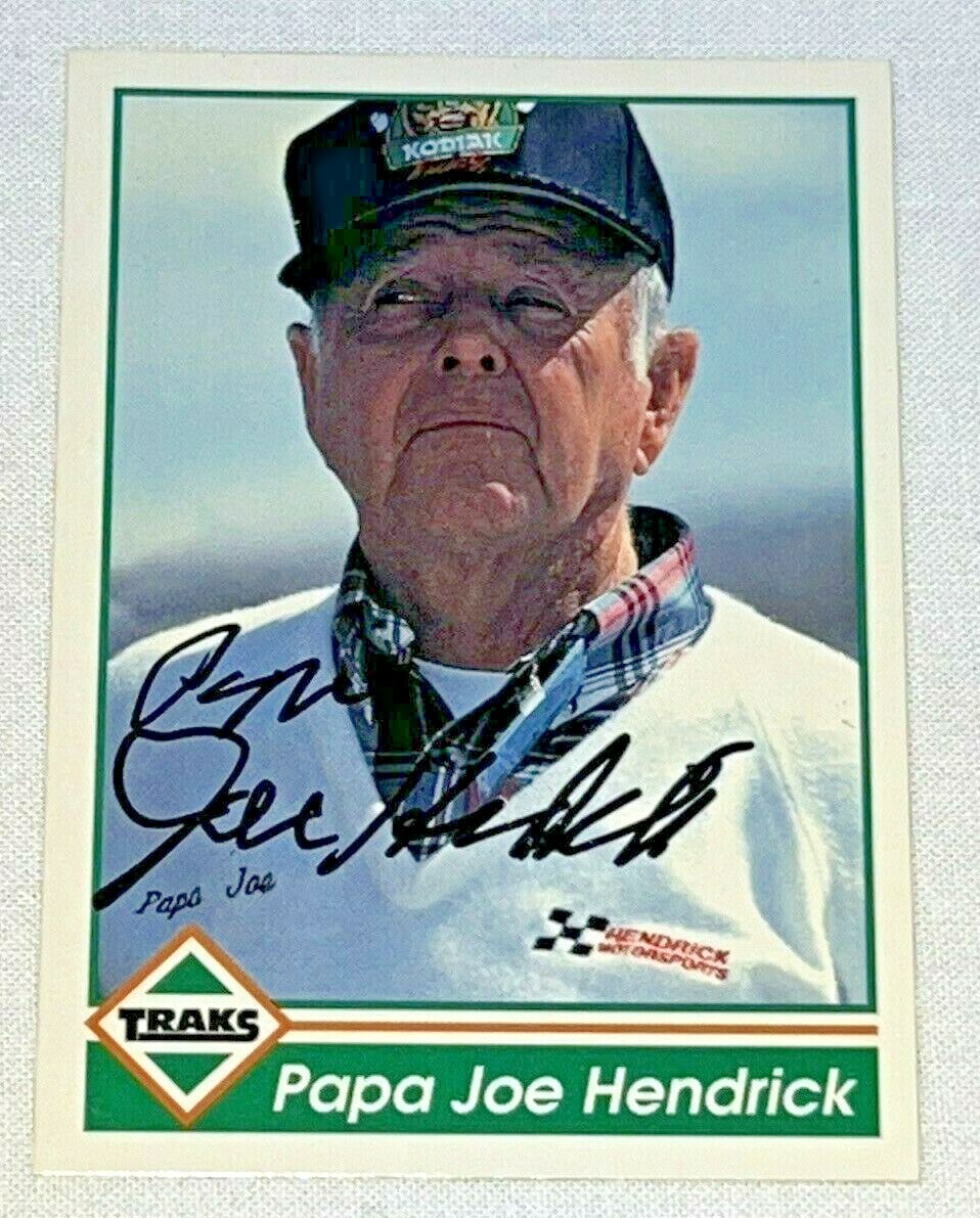 Papa Joe Hendrick 1992 TRAKS #138 HMS VINTAGE NASCAR LEGEND