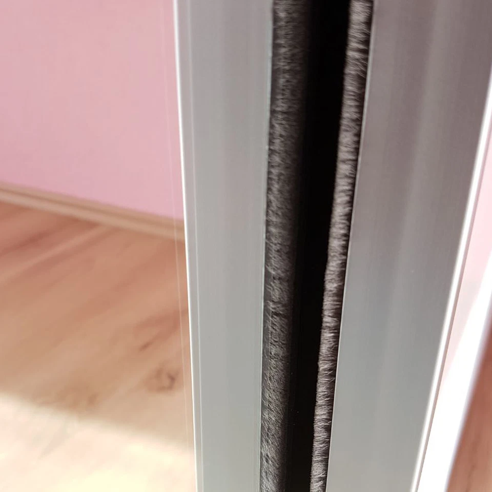 Bürstendichtung selbstklebend Türe Fenster Schrank Bürsten Dichtung Türbürste - Bild 3 von 3