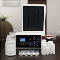 Homsecur Wireless 3g Home Security Alarm System +wireless Solar Red Flash Siren Homsecur Wireless 3g Home Security Alarm System +wireless Solar Red Flash Siren