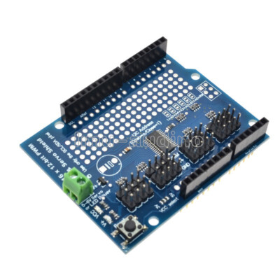 16 Channel 12-bit PWM Servo Drive Shield Board PCA9685 -I2C For Arduino
