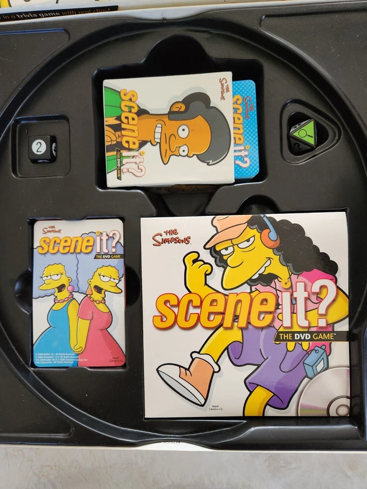 The Simpsons Scene It The DVD Board Game 2009 Mattel Family Game Complete - Image 3 of 4