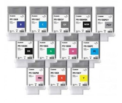 Cartouche D'encre CANON PFI-4100Y JAUNE Pour Imprimante ImagePROGRAF PRO-1100 (80ml