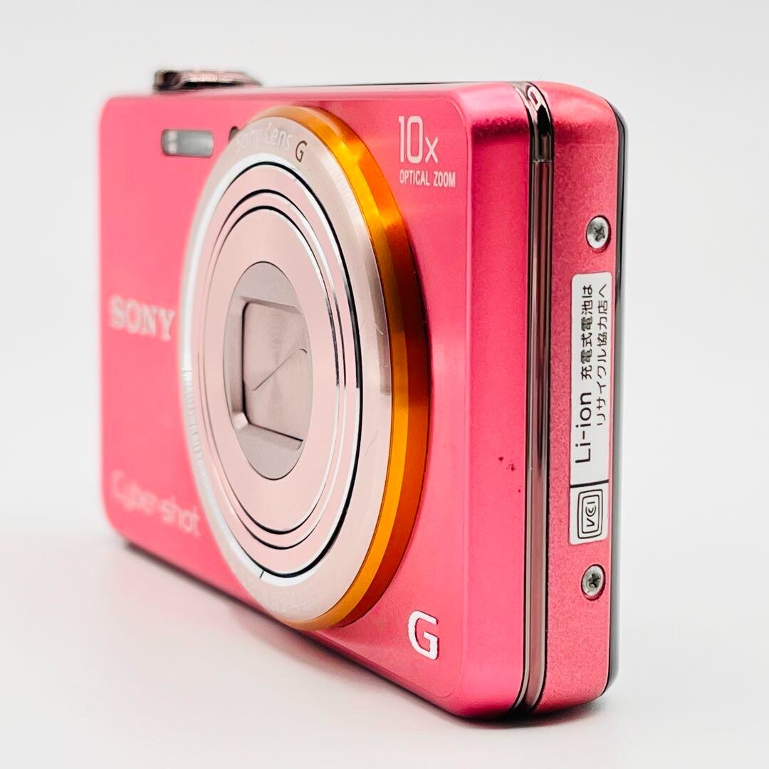 SONY Cyber-shot DSC-WX100 Pink Digital Camera 10x zoom From Japan