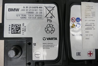 Original BMW Starterbatterie AGM Batterie 70Ah 12V 9381780  