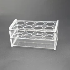 1 pcs Acrylic Test Tube Rack 8 Wells for 50ML Centrifuge Tubes Transparent Ac...