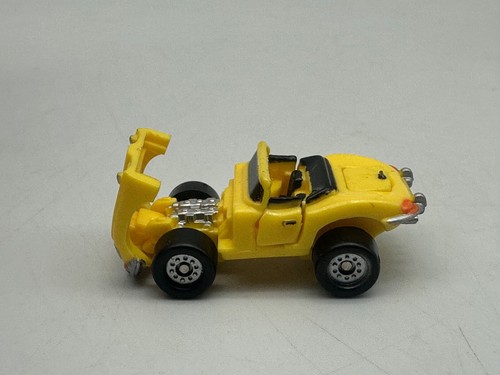 Galoob Micro Machines Deluxe Jaguar XKE Convertible, Yellow, Excellent - Picture 10 of 12