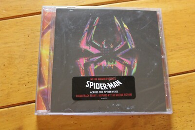 SPIDER MAN ACROSS THE SPIDER VERSE SOUNDTRACK CD [NEW SEALED] CRACKED CASE