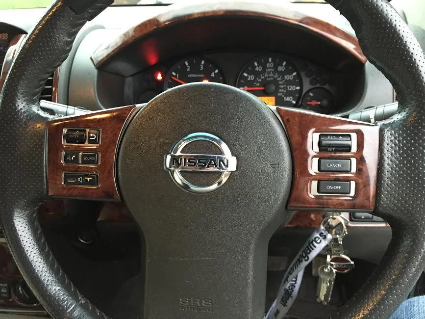 2008 2009 2010 2011 2012 Juego de molduras de tablero de madera interior para Nissan Pathfinder Foto 4 de 4